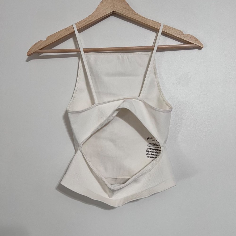 NWOT Free People Movement Tighten Up Cutout Tank in White - Picture 4 of 4